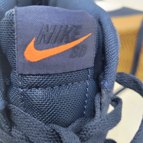 Nike SB Blazer Mid Orange Label Navy Gum FJ1680-400 US 6.5 Skate Board dunk 1 2 - Picture 10 of 11